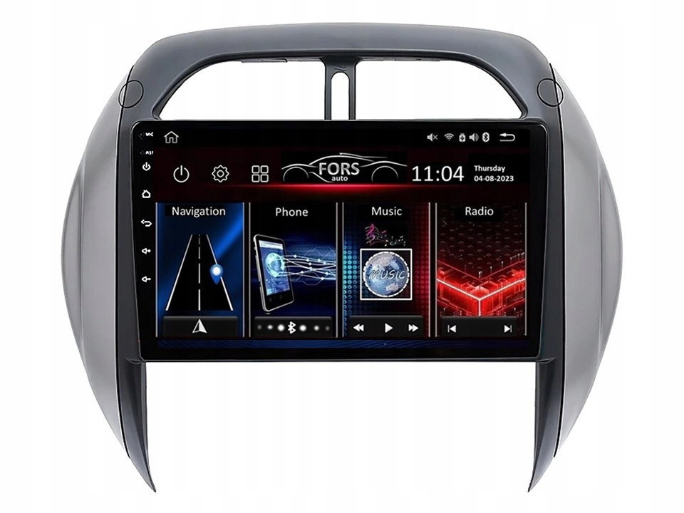 Android rádio FS4-Max RAV4 2003-2005 4/32 Carplay AndroidAuto 2K Dsp
