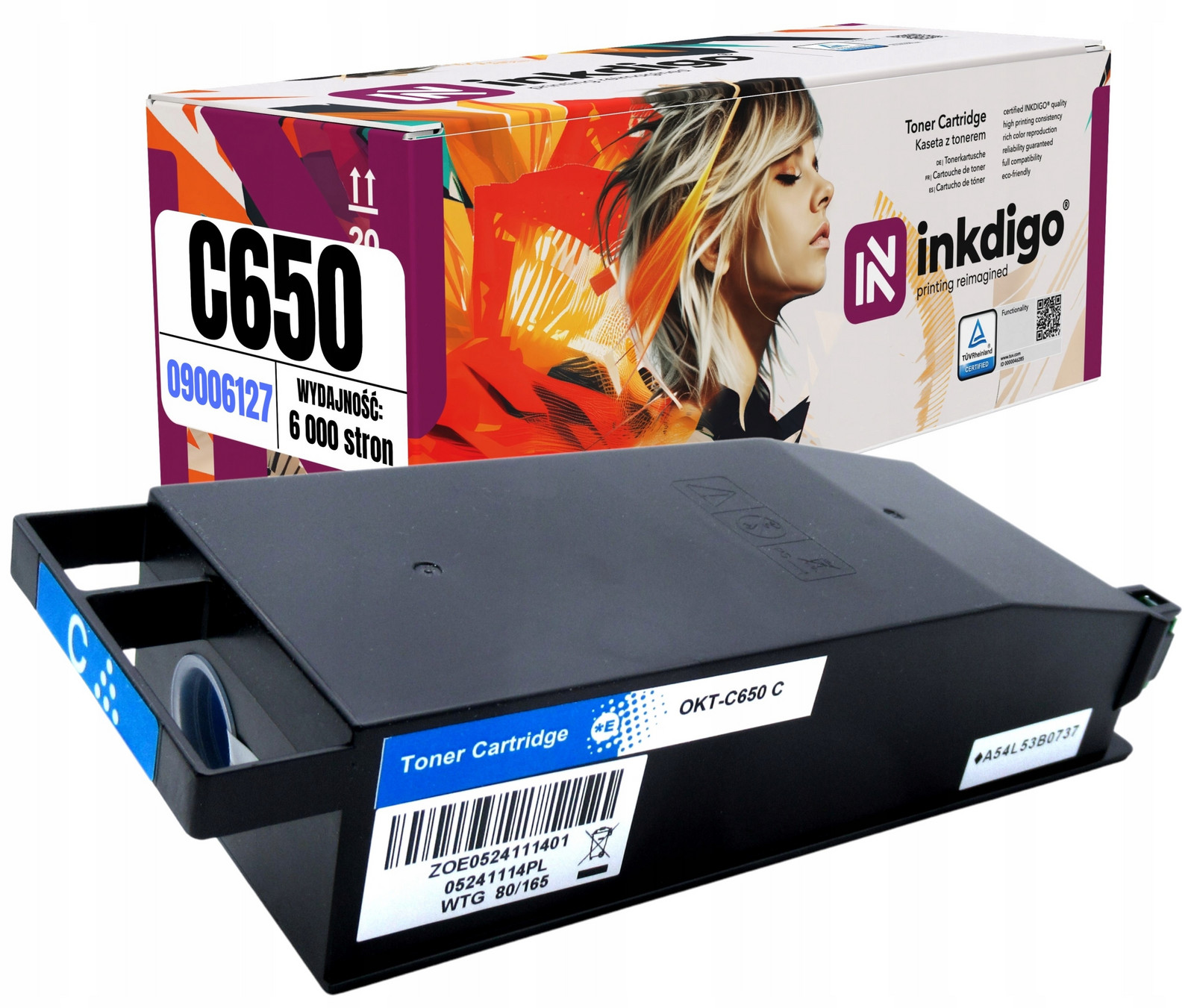 Náhradní Toner 09006127 Pro Oki C650 C650dn