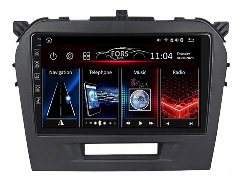 Android rádio FS2-Ultra Vitara 2015-2018 2/32GB, CarPlay Android Auto