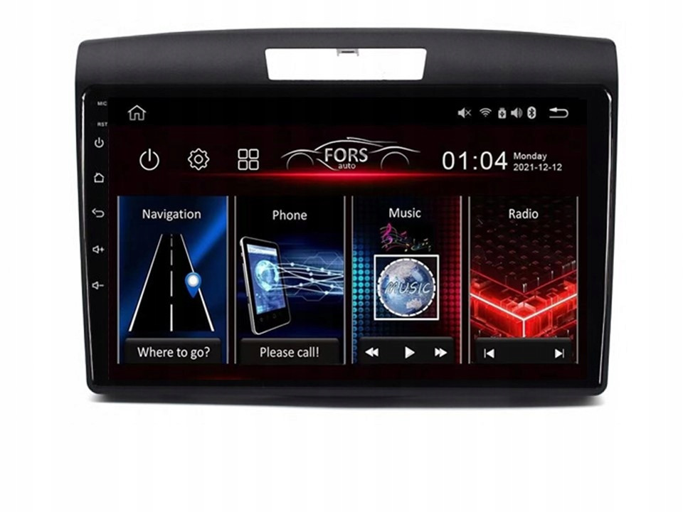 Android rádio FS2-Ultra Honda Crv 2012+ 2/32GB, CarPlay Android Auto