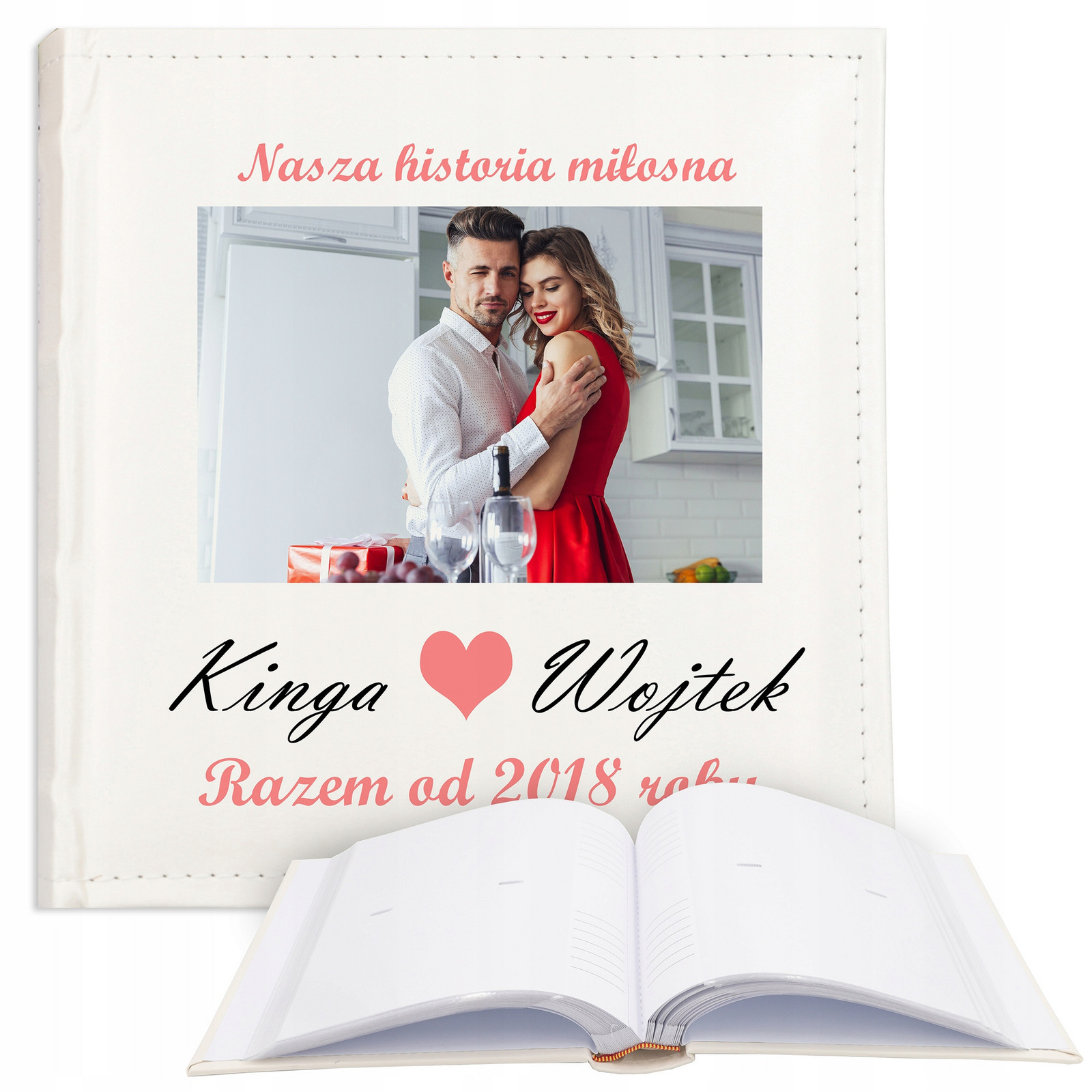 Album dárek na Valentýna Pro Pár Vzory Jméno