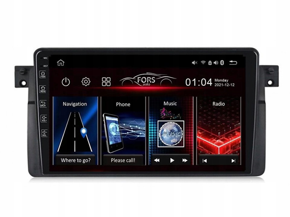 Android rádio FS2-Pro Bmw 3 (E46) 1998-2005 2/32 CarPlay Android Auto 8core