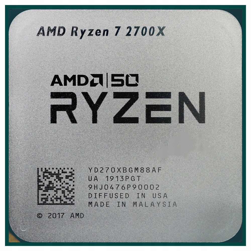 Amd Ryzen 7 2700X 3.7GHz 8-JÁDER 16-VLÁKEN AM4