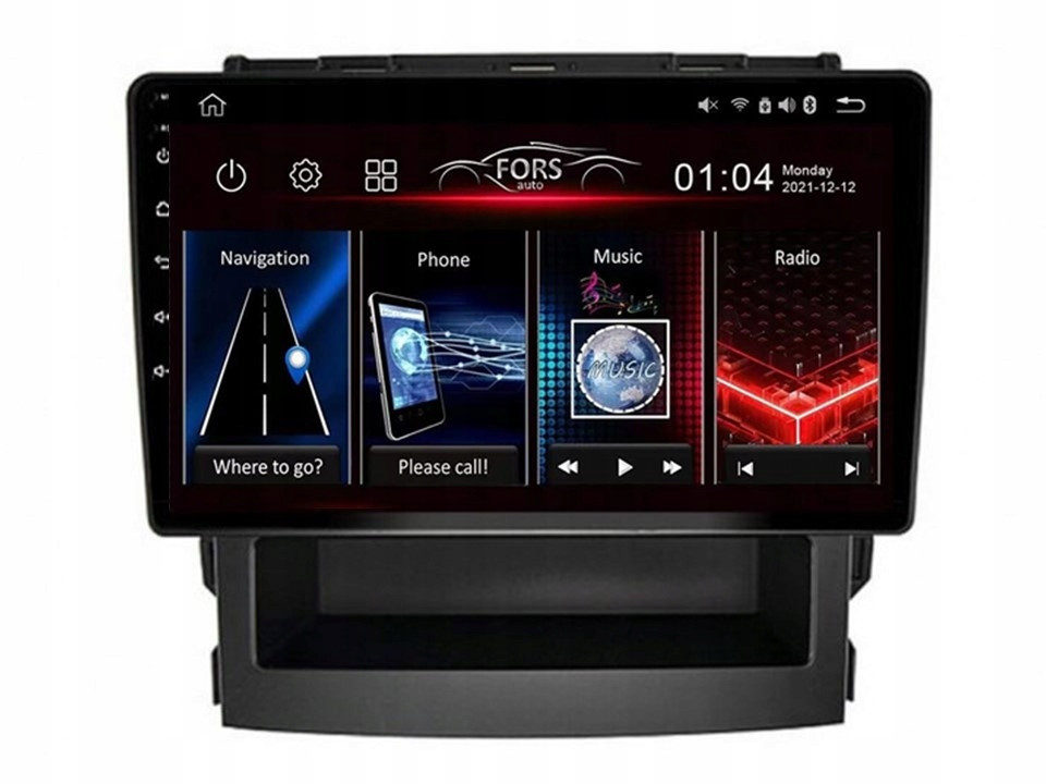 Android rádio FS-Max4 Impreza Forester 4/32 CarPlay Android Auto 8-core