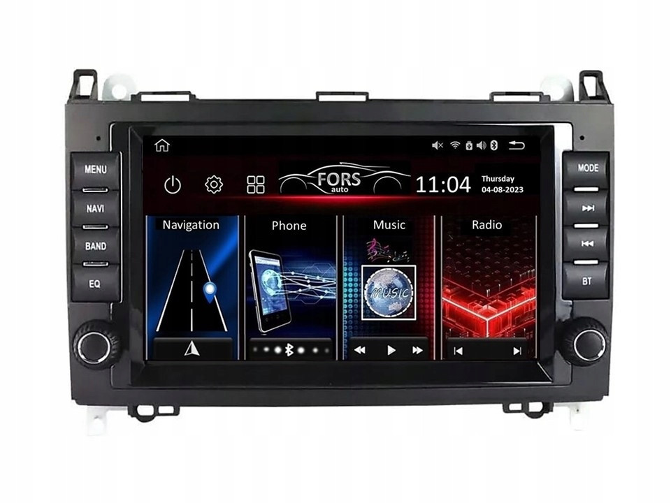 Android rádio FS2-Pro Benz B200/W169/W245 2/32 CarPlay Android Auto 8-core