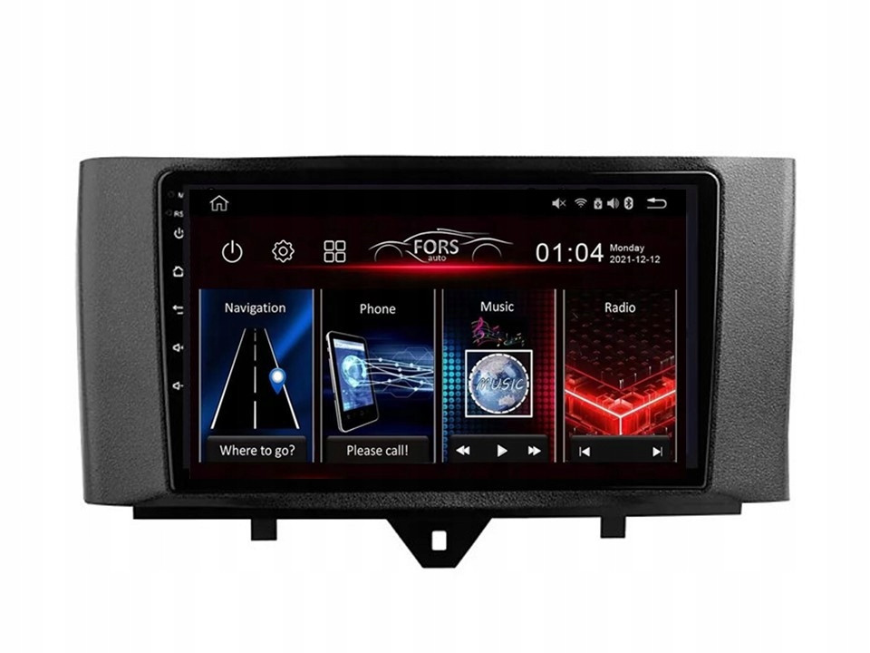 Android rádio FS1-Lite Smart Fortwo 2011-2015