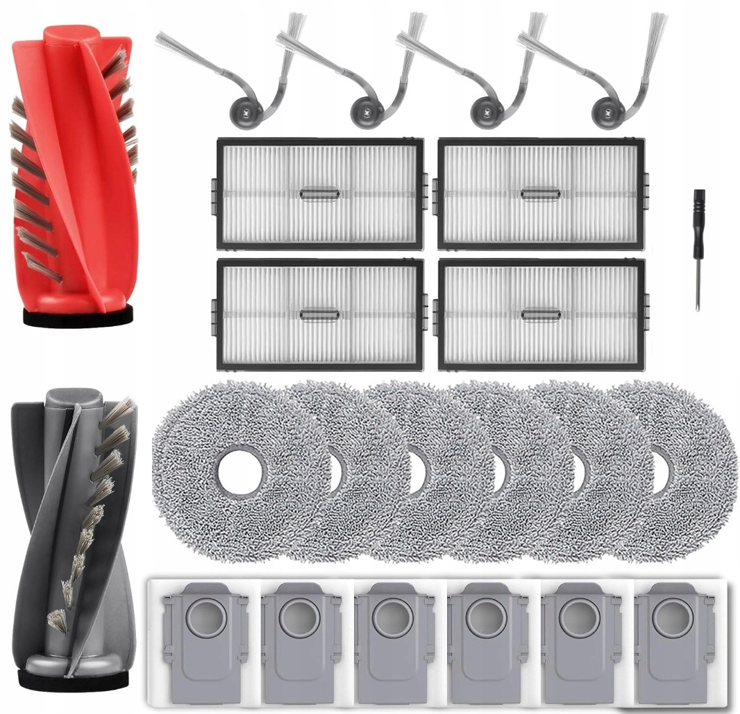 Velká sada příslušenství pro Roborock Saros 10R sáčky mopy filty krysy