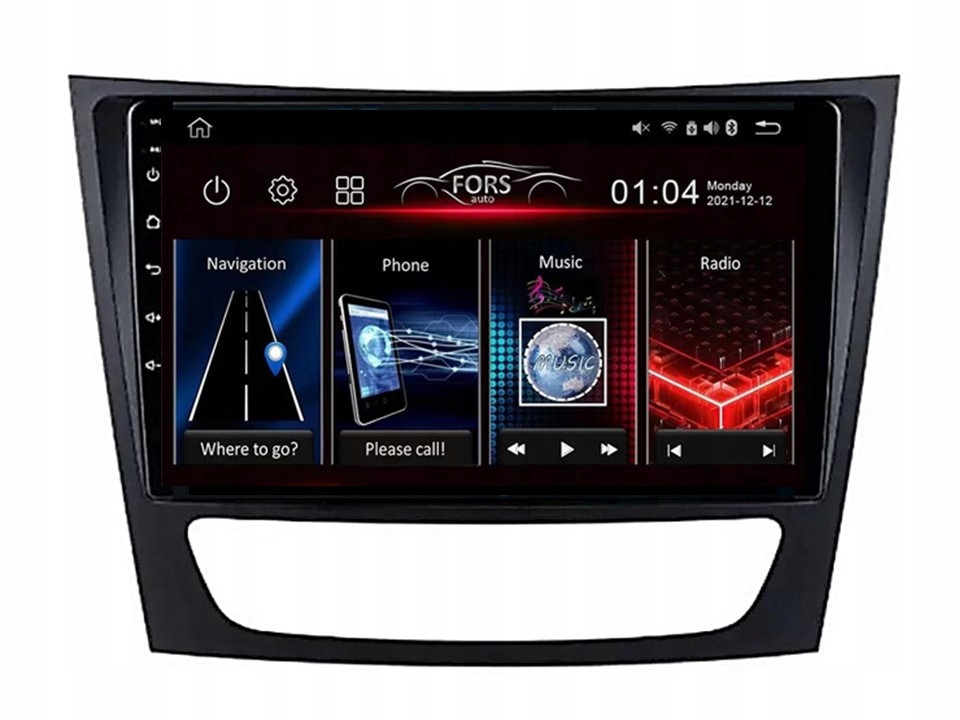 Android rádio FS1-Lite Benz E-Class (W211), CLS-Class (C219) 2001-2009