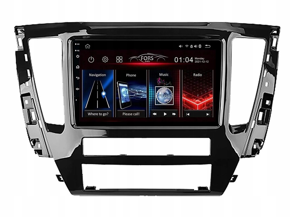 Android rádio FS-Max4 Pajero Sport 2020-21 4/32 CarPlay Android Auto 8-core