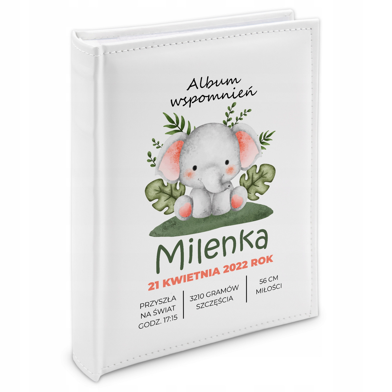 Album Bílé Jako dárek Křest Jméno Ekokůže Šité