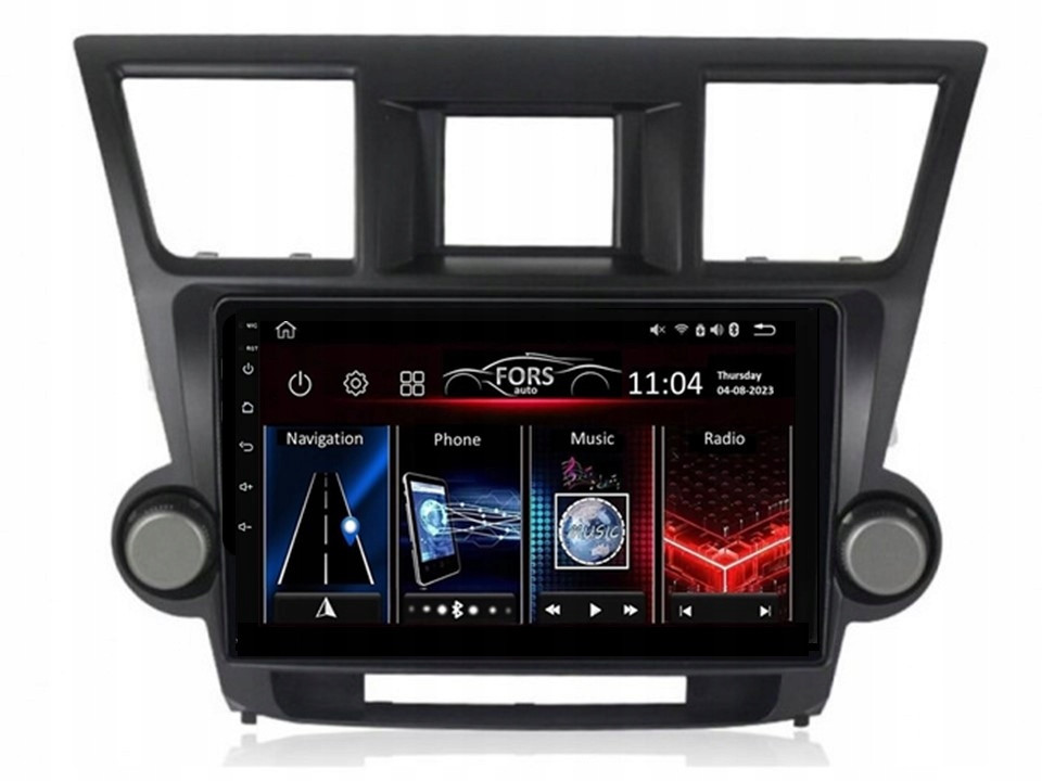 Android rádio FS1-Lite Toyota Highlander Kluger 2007-2014