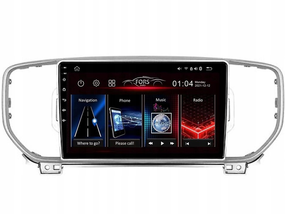 Android rádio FS4-Max Kia Sportage KX5 4/32 Carplay AndroidAuto 2K Dsp