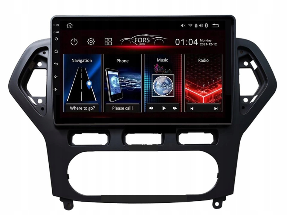 Android rádio FS4-Max Ford Mondeo 2007-2010 4/32 Carplay AndroidAuto 2K Dsp