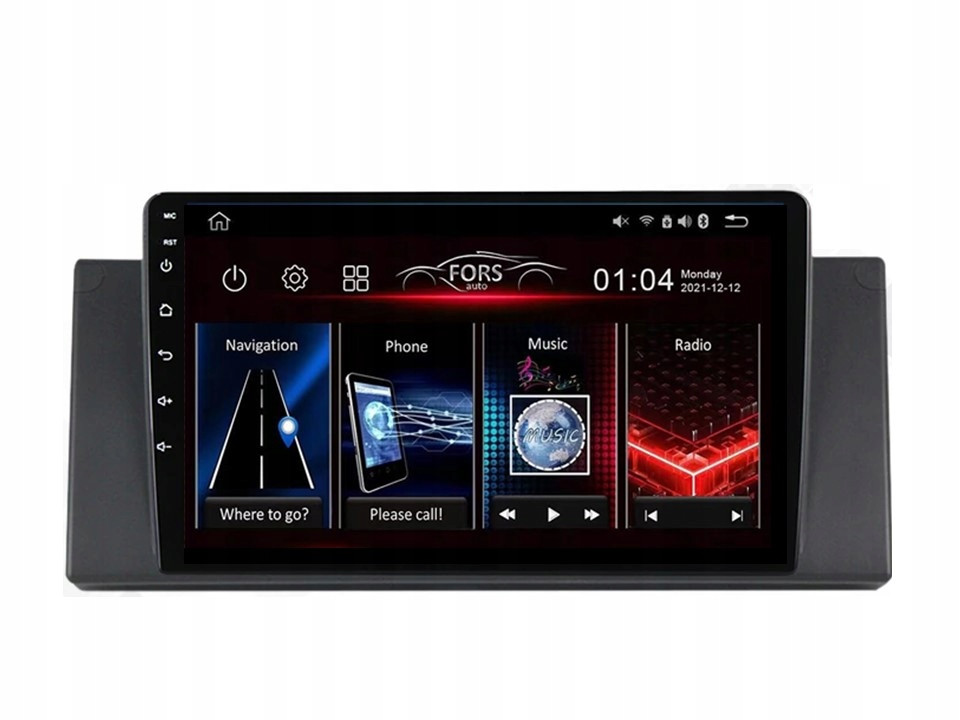 Android rádio FS2-Ultra Bmw X5 (E53) 1999-2006 2/32GB, CarPlay Android Auto