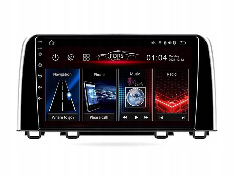 Android rádio FS4-Max Honda Crv 2017+ 4/32 Carplay AndroidAuto 2K Dsp