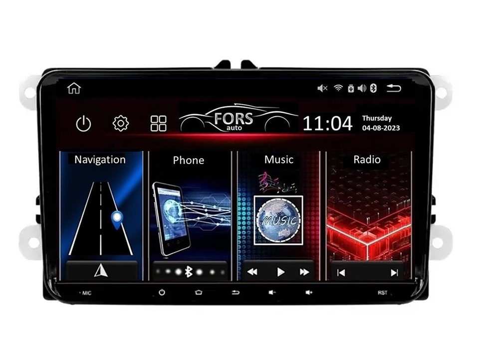 Android rádio FS2-Ultra Volkswagen, Seat, Škoda 2/32GB, CarPlay AndroidAuto