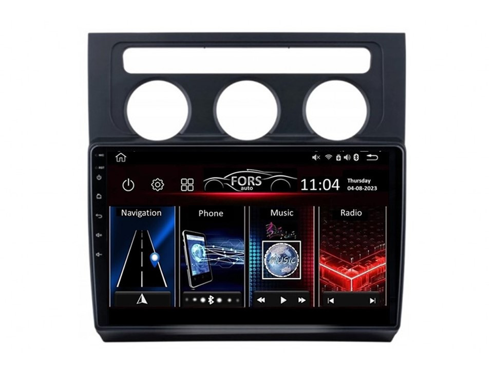 Android rádio FS2-Ultra Touran Aac 2004-2008 2/32GB, CarPlay Android Auto