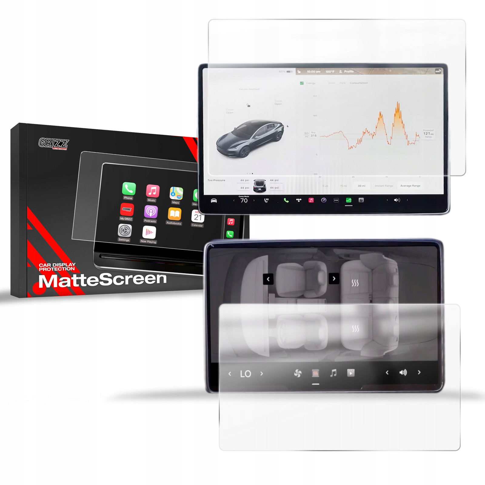 2v1 Fólie fólie pro Tesla Model Y Juniper (2024-2025)