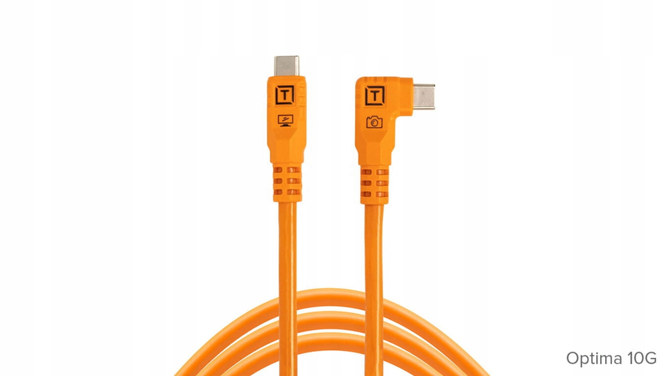Tether Tools Přímý pravoúhlý kabel TetherPro Optima 10G Usb-c 3m