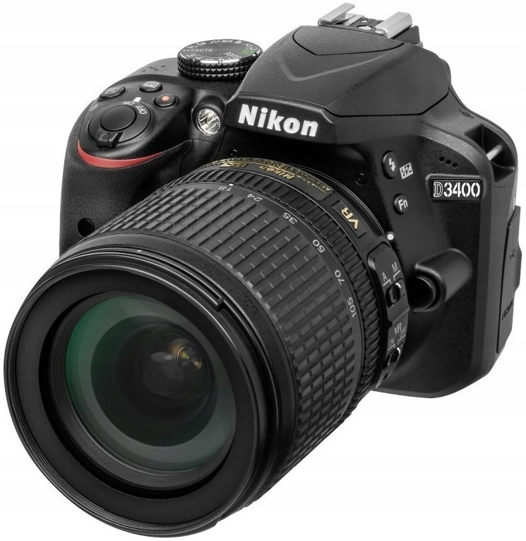 Nikon zrcadlovka D3400 tělo objektiv 18-105
