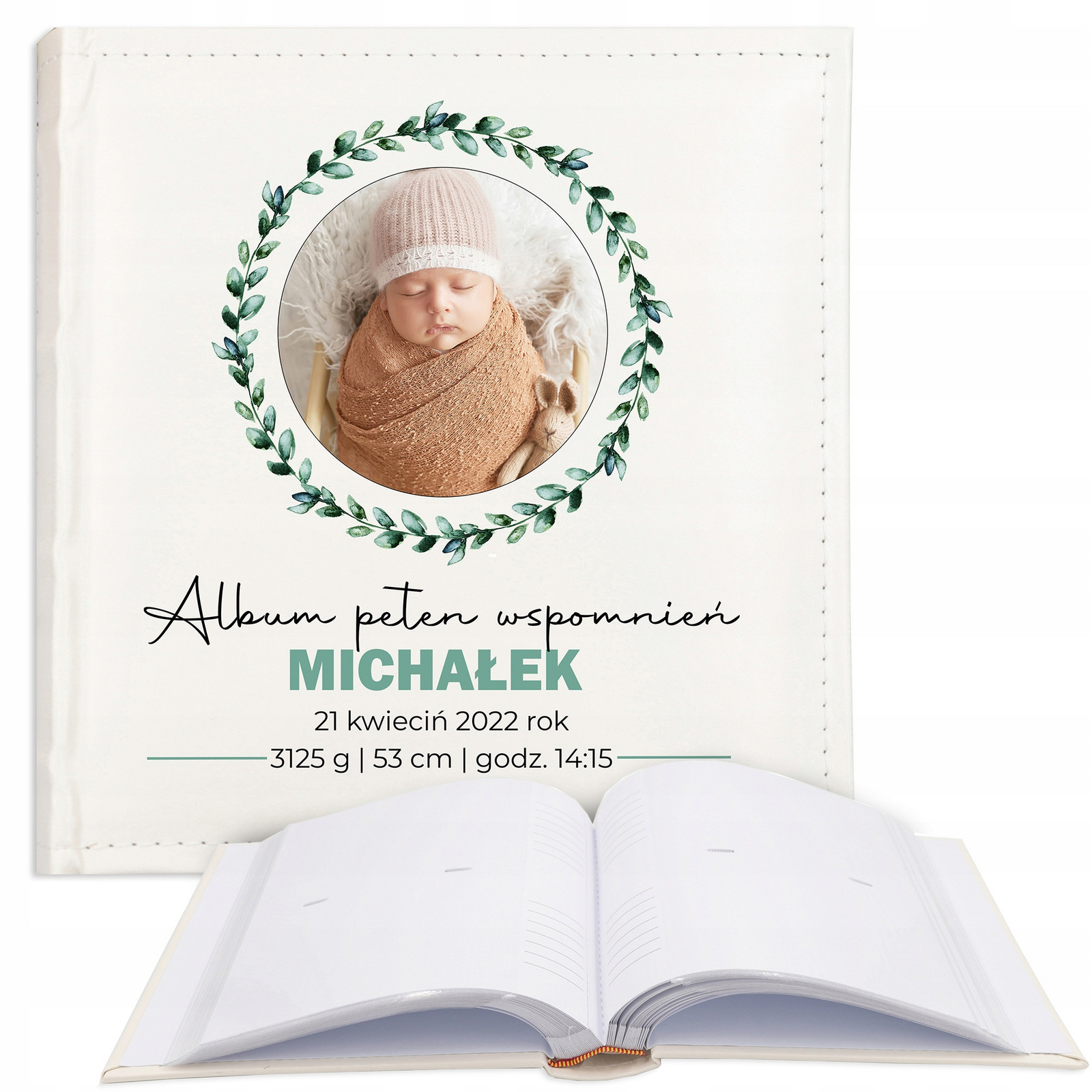 Album Bílá Kůže dárek Pro Dítě Vzory jméno