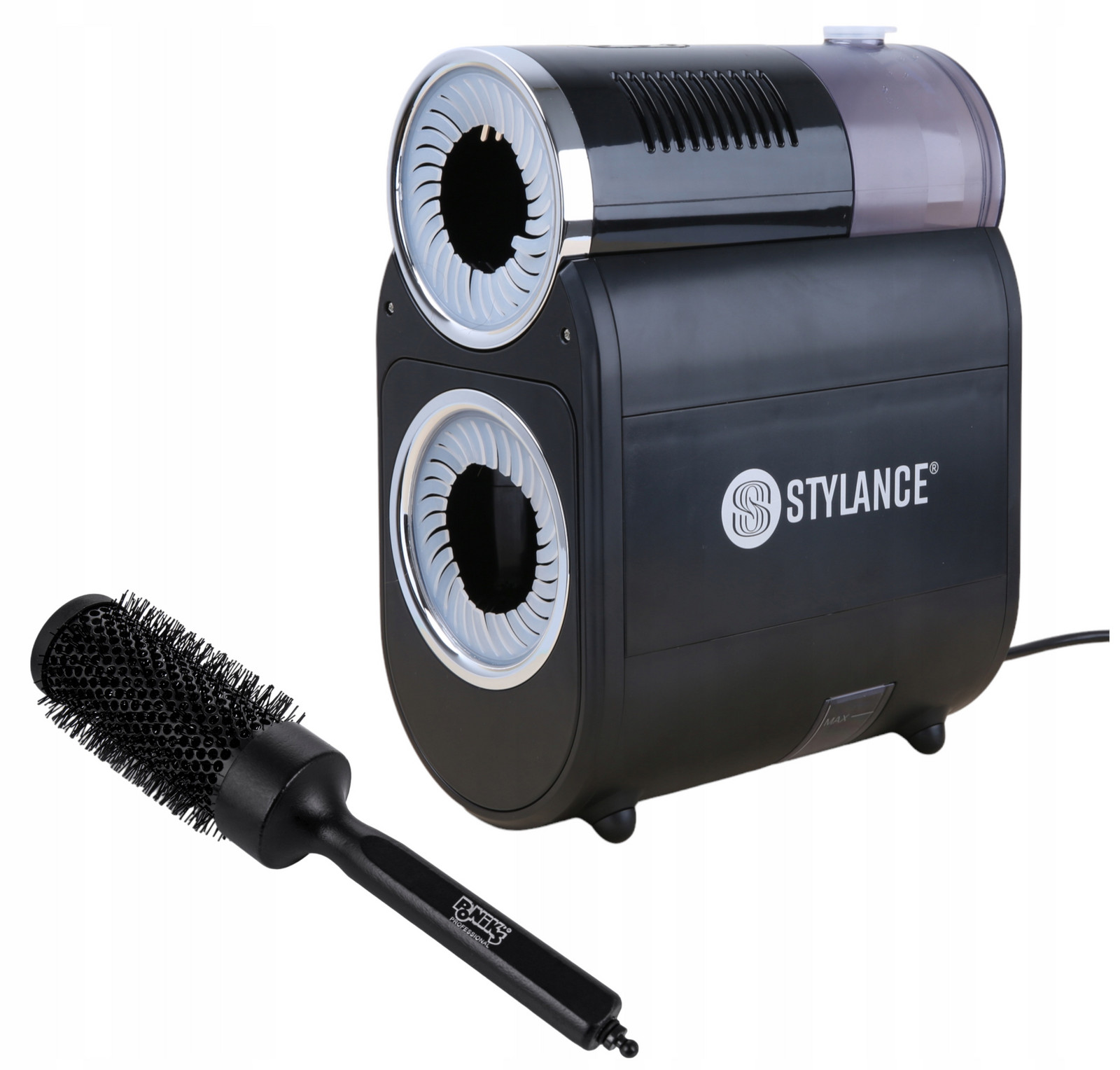 Stroj na čištění kadeřnických kartáčků a čištění párou