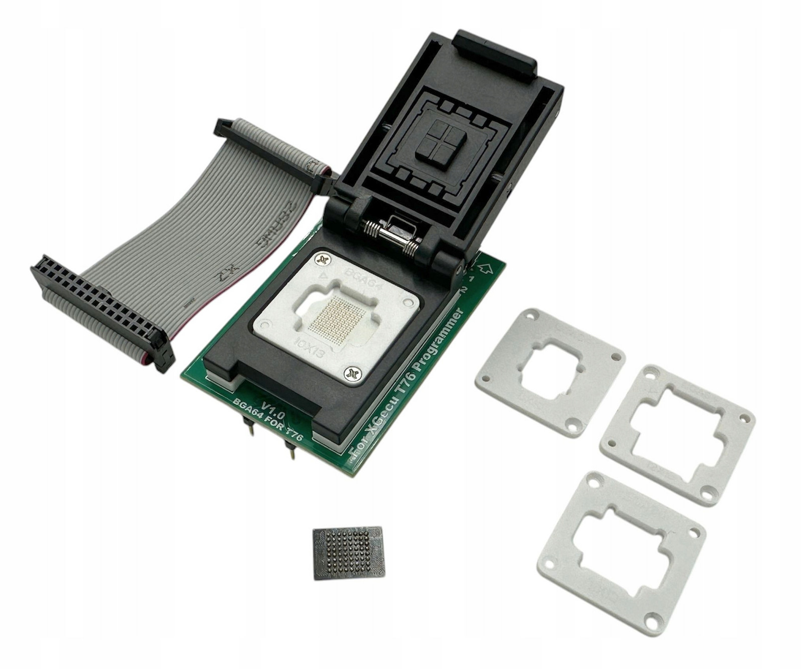 Adaptér BGA64 Zif 4 rámečky pro programátor XGecu T76