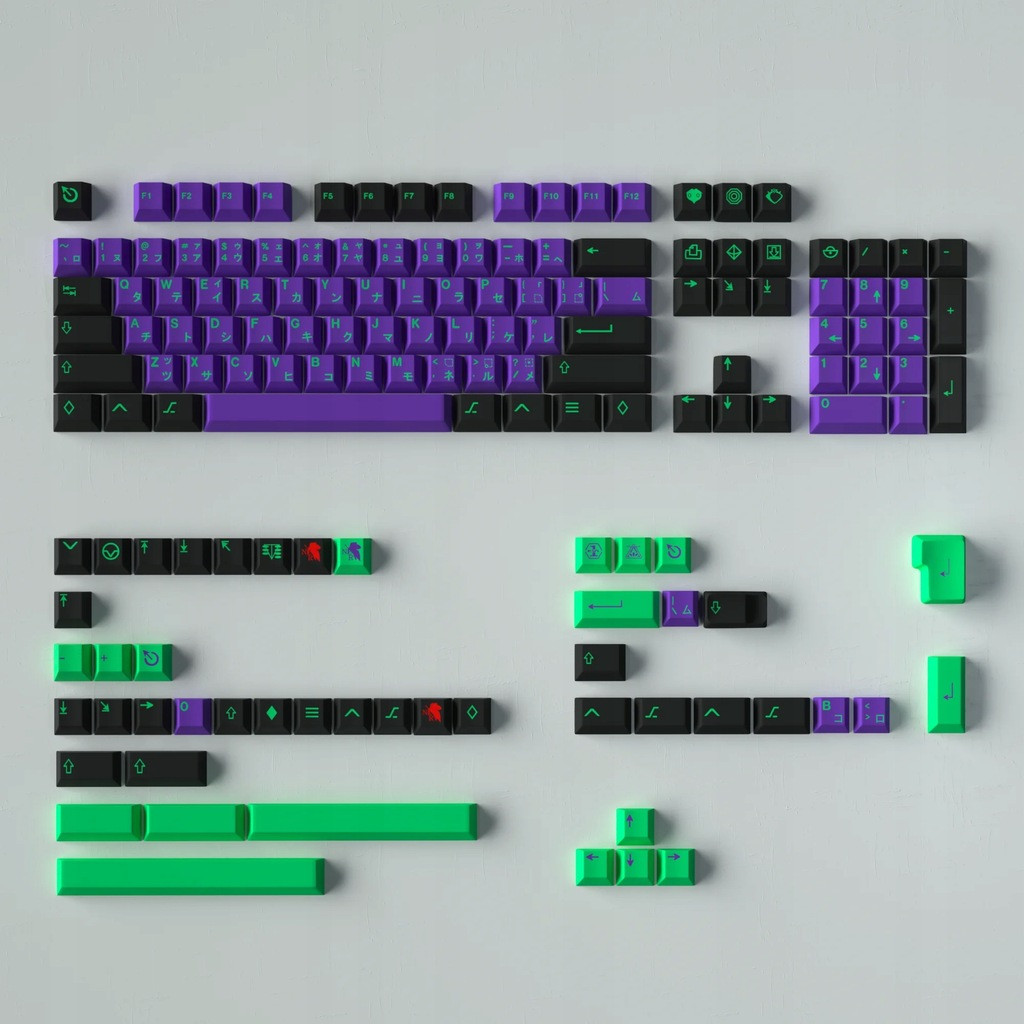 Klávesy pro mechanickou klávesnici Pbt Profile Cherry 152ks Gmk Eva (big)