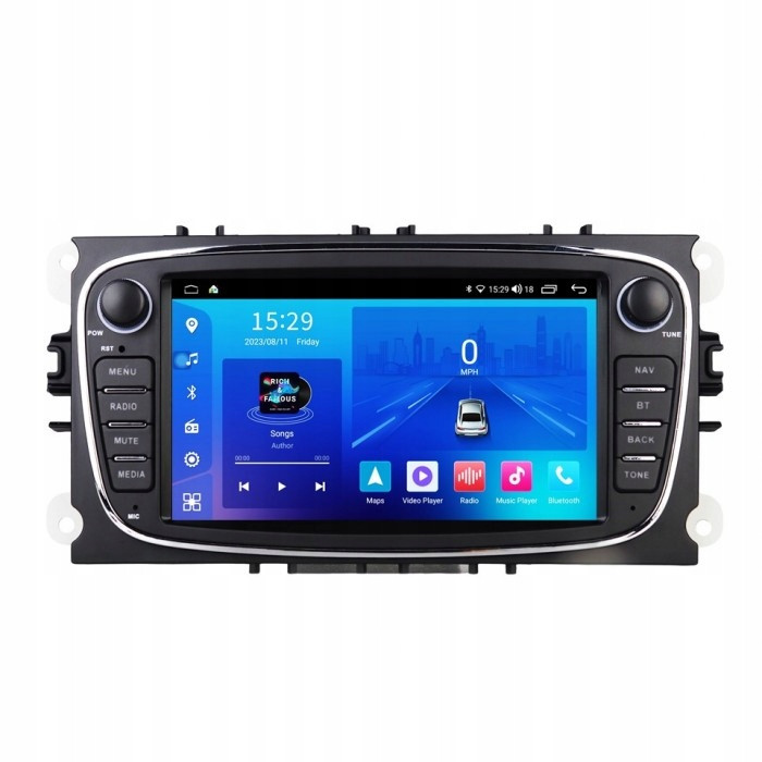 Android rádio FS2-Pro Focus/S-Max/Mondeo 2/32 CarPlay Android Auto 8-core