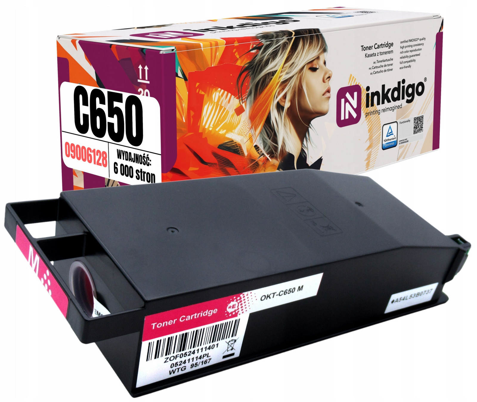 Náhradní Toner 09006128 Pro Oki C650 C650dn