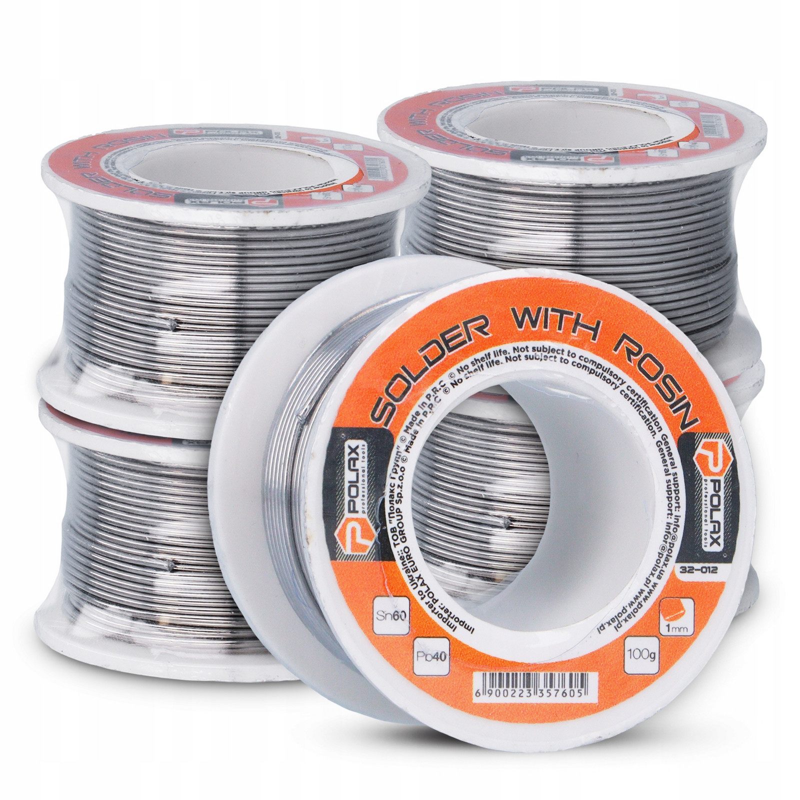 5 x Cín Pájení Kalafuna 1 mm 100 g Pájecí pojivo Pájecí pájecí olovo