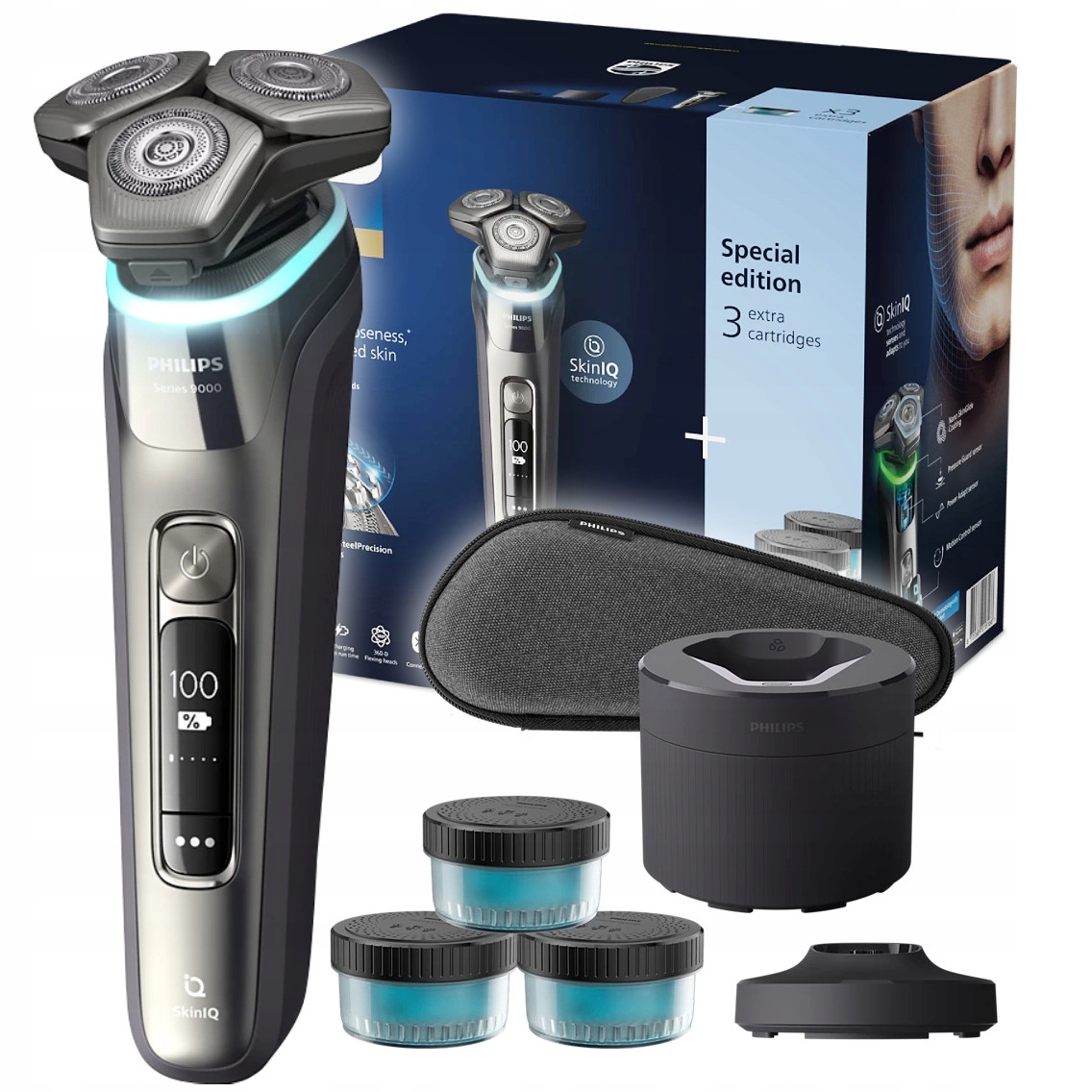 Holicí Strojek Philips S9974/63 SkinIQ pro mokré i suché holení