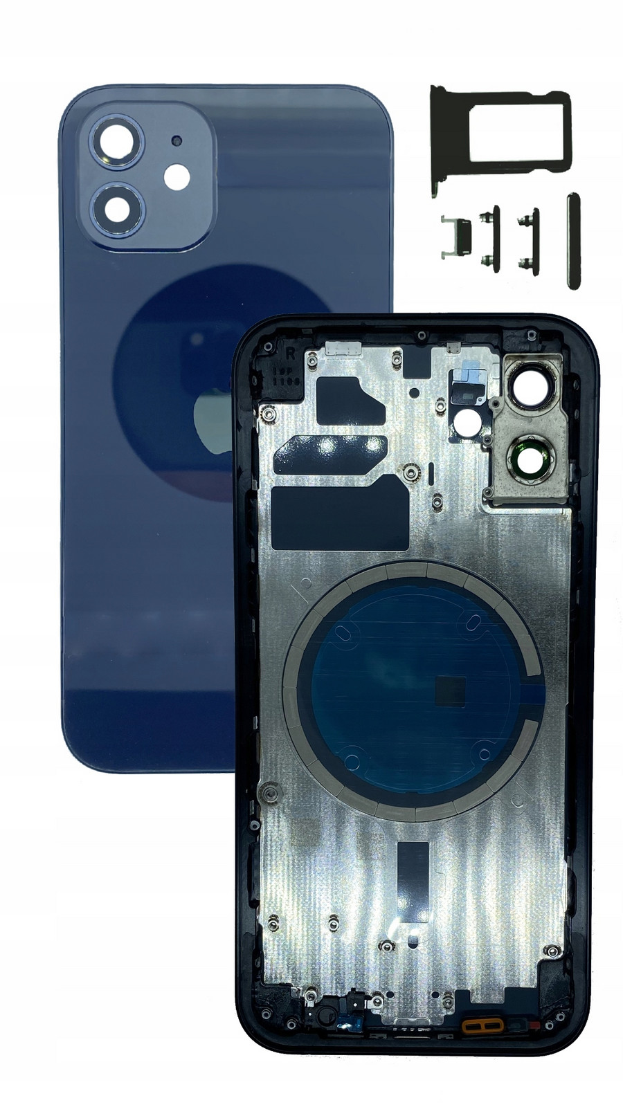Kompletní pouzdro Granátové pro Apple Phone 12, tělo, rámeček