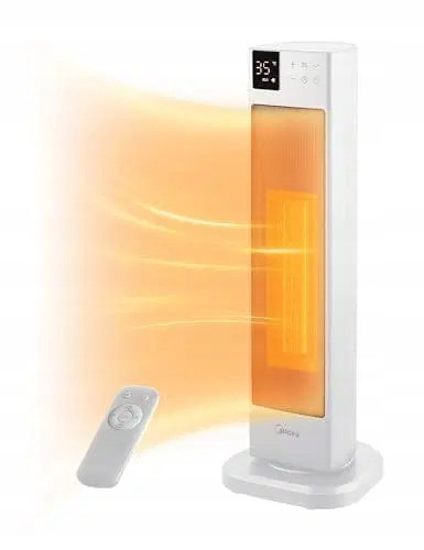 Tichý energeticky úsporný ventilátor Midea NTH20-22ER(WH).