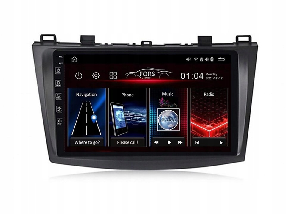 Android rádio FS2-Ultra Mazda 3 2010-2016 2/32GB, CarPlay Android Auto