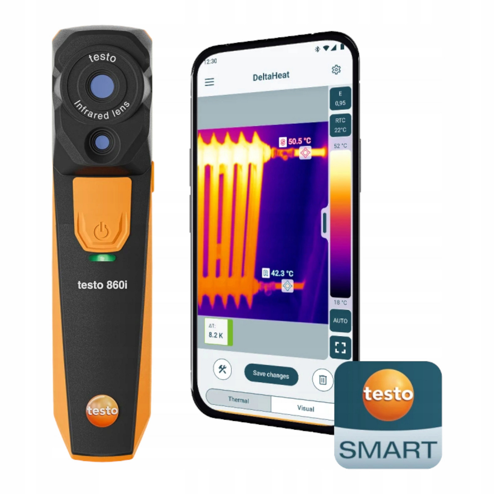 Termovizní kamera 256x192 Testo 860i Kufříkový Set