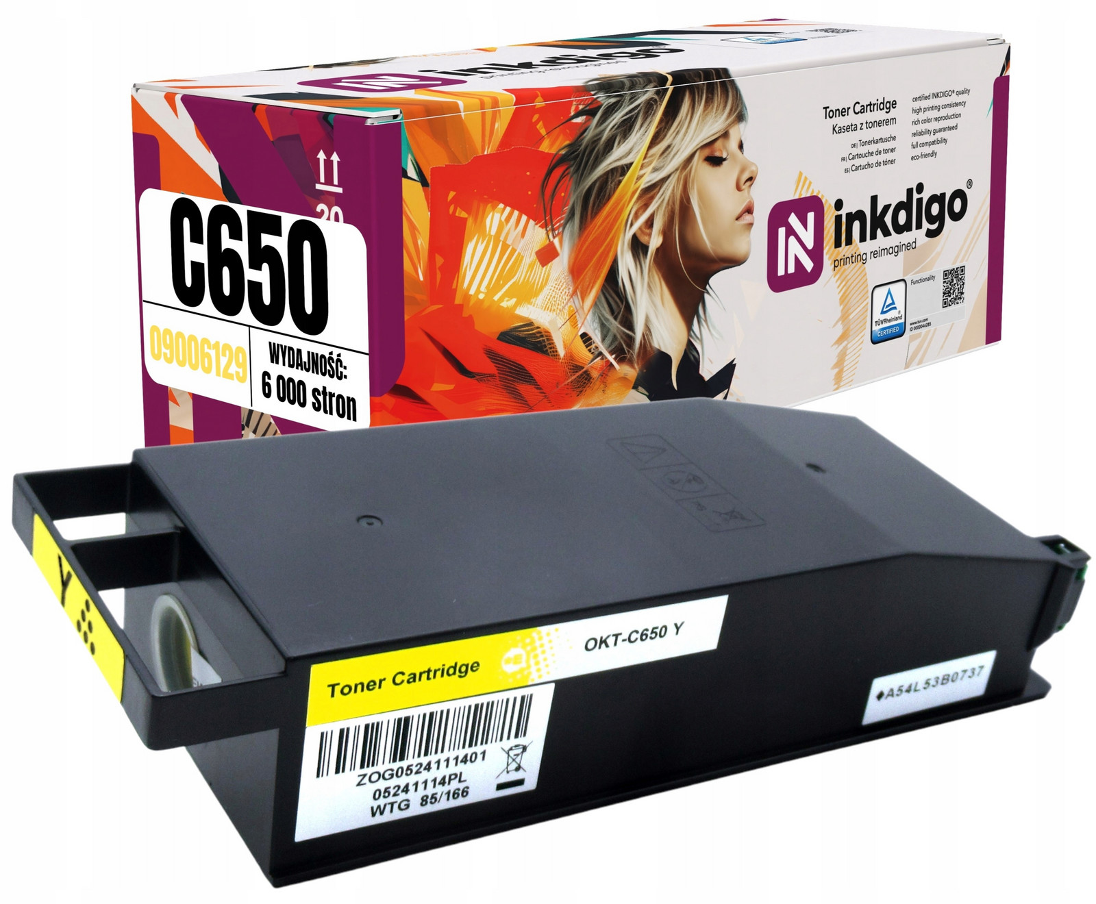 Náhradní Toner 09006129 Pro Oki C650 C650dn