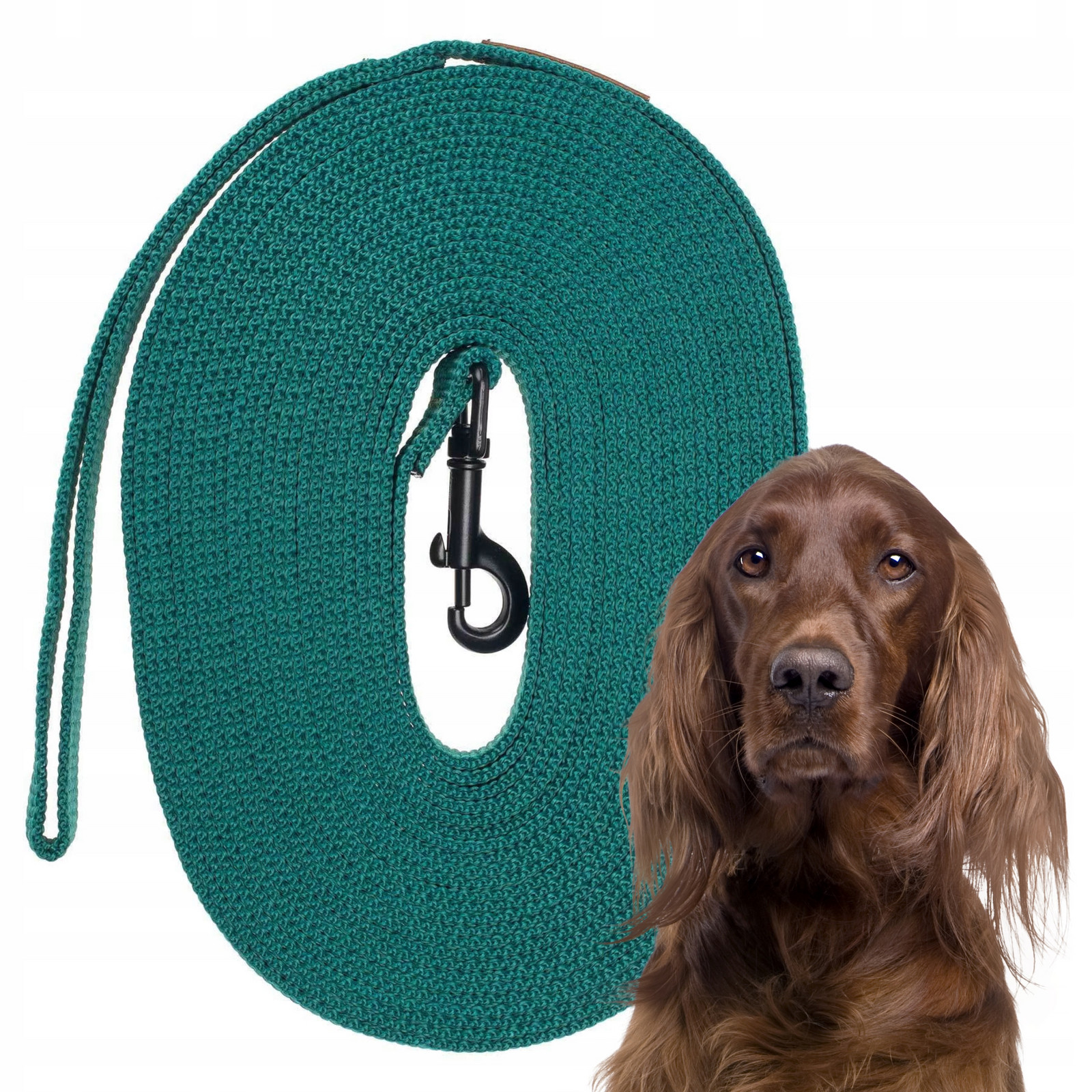 Tréninková Linka pro psa na procházky a trénink 5 metrů Ukory Zelená