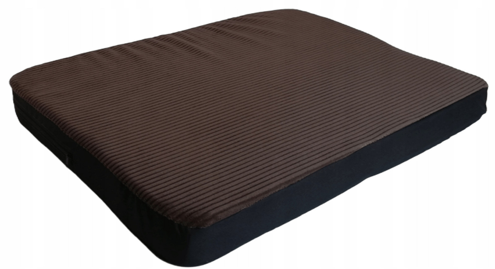 Pelíšek na zip s matrace pro psa, pohovka, hnědá, velikost L 90/60/7