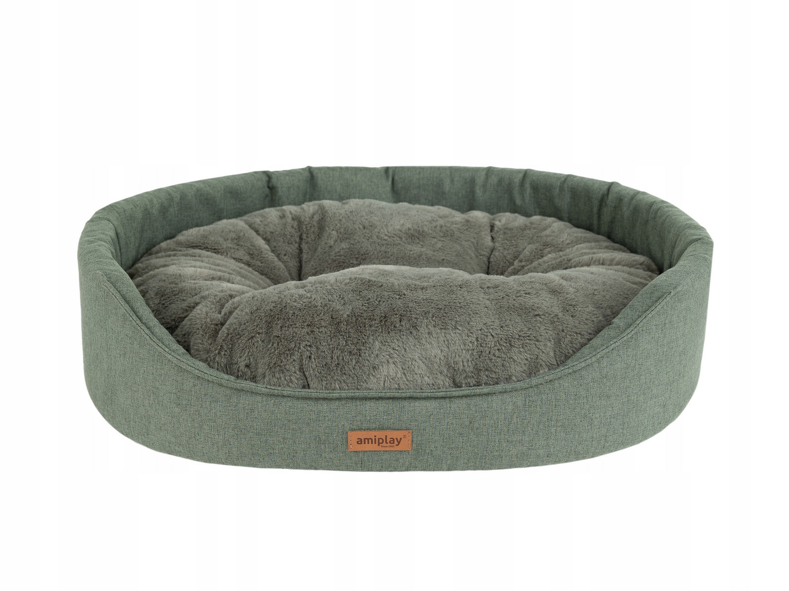 Amiplay Pelíšek oválné Como L zelené