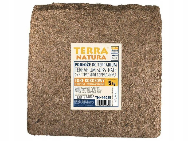 Kokosová rašelina Terra Natura 5kg do terária