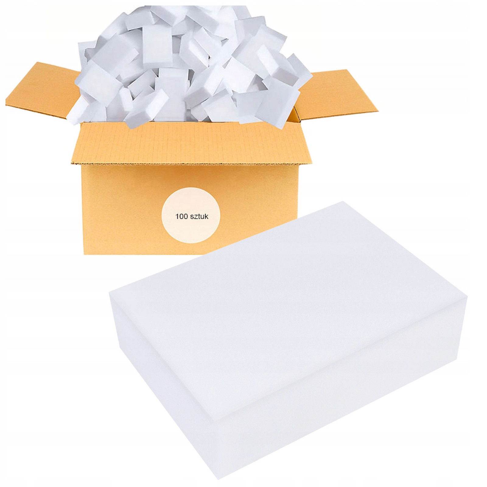 100 x Kouzelná houbička Magické houbičky na čištění skvrn odstraňují nečistoty