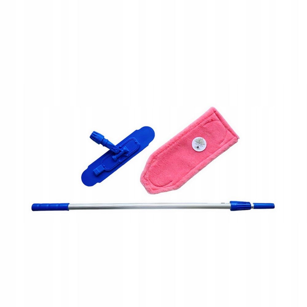 Sada mopů Polštář Růžová Blesková rukojeť Teleskopická tyč Raypath