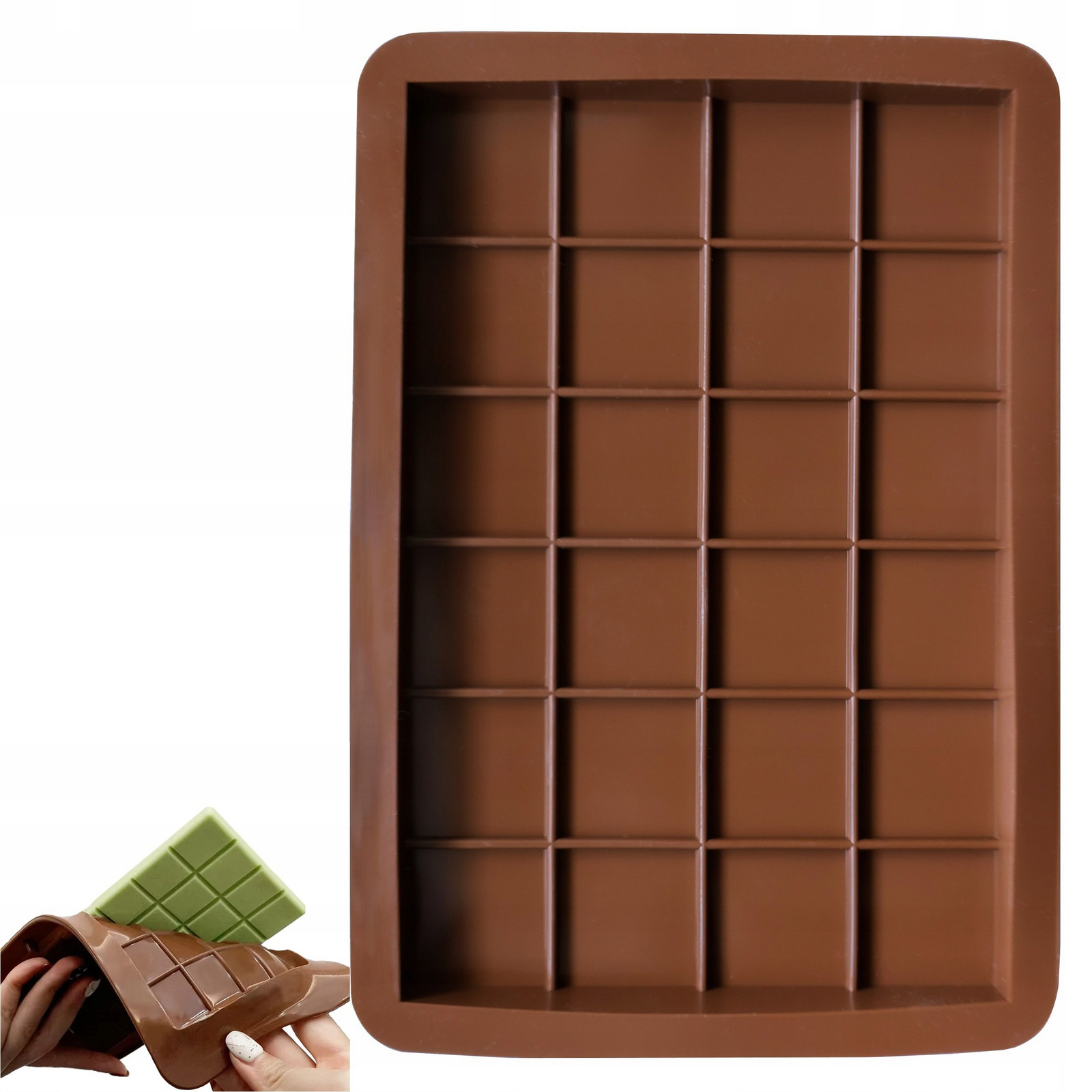 Forma Silikonová Forma Na Čokoládovou Tabulku, Čokoládové Domácí Kostky