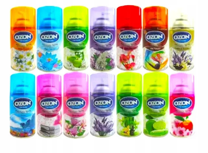Osvěžovač Vzduchu Ozon Náplň MIX Vůní 24ks