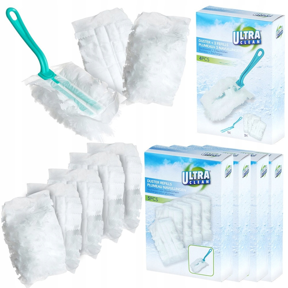 Kartáč na prach s vyměnitelnými vložkami 28 cm 24 ks