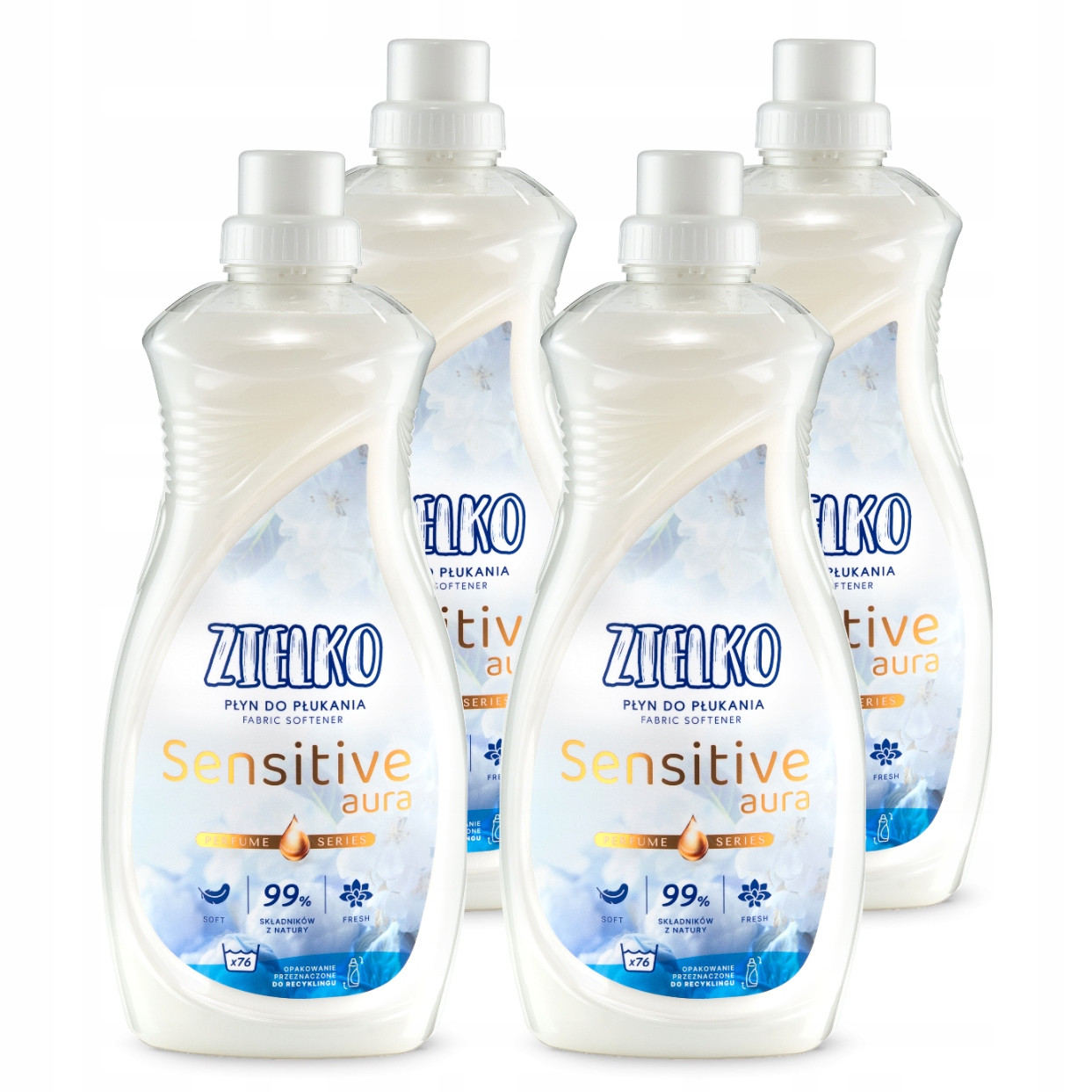 Zielko Sada Tekutá aviváž Sensitive Aura 4x1520 ml (3+1)