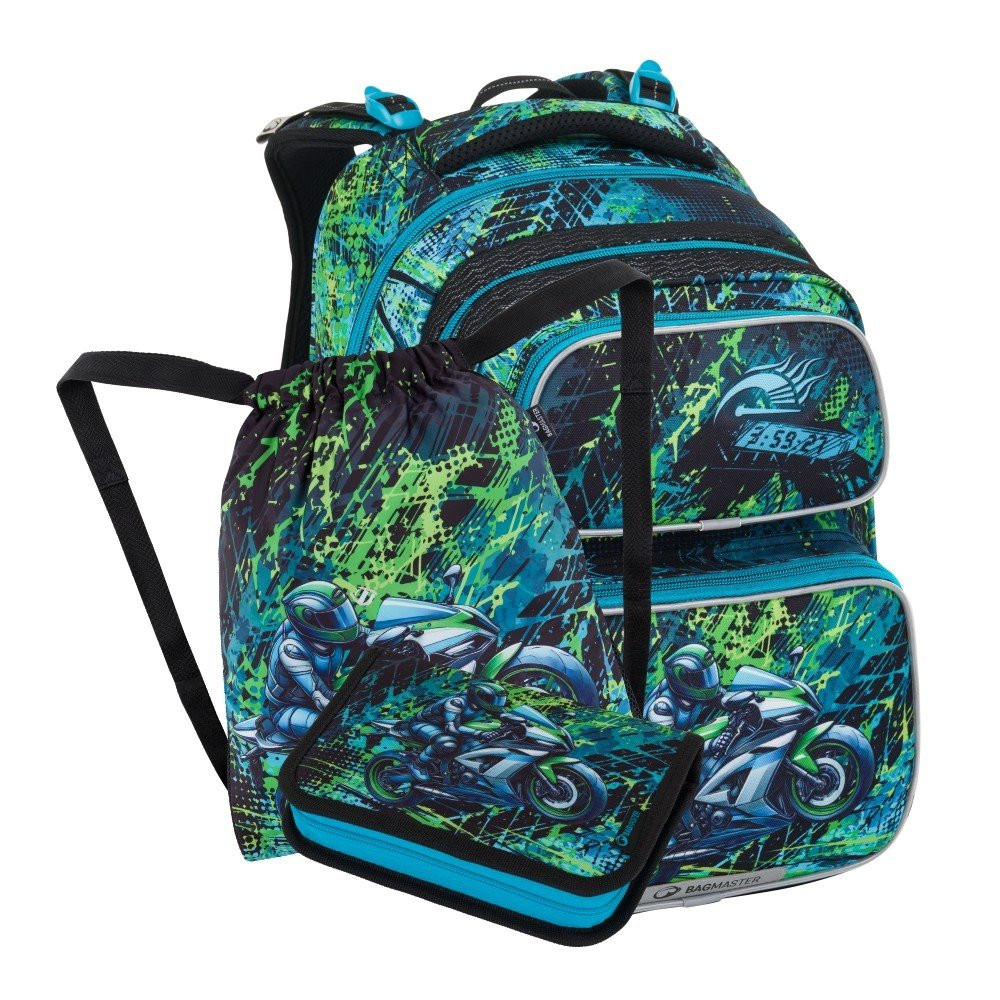 bagmaster DOPI 25 B malý školní set pro prvňáčky – motorka
