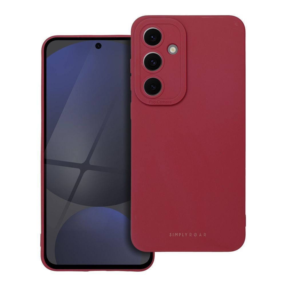 Zadní ochranný kryt ROAR case LUNA pro Samsung Galaxy S24 FE, červená