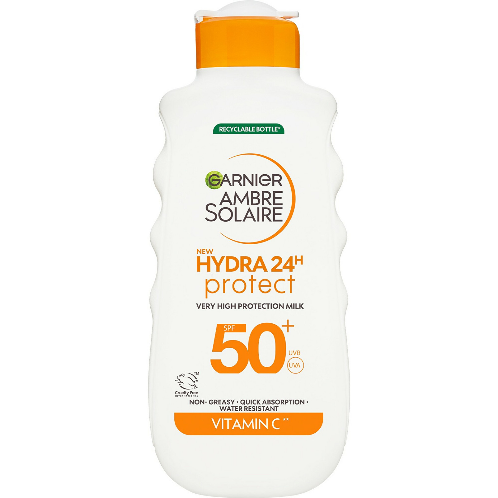 Garnier Opalovací mléko SPF 50 Ambre Solaire Hydra 24h Protect (Very High Protection Milk) 175 ml